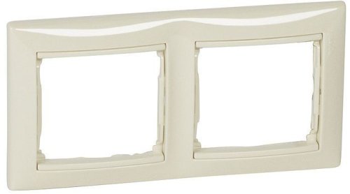 Рамка горизонтальная Legrand Valena 2-м. слоновая кость картинка